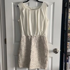 Flowy/silky Top with Laced Bottom Dress